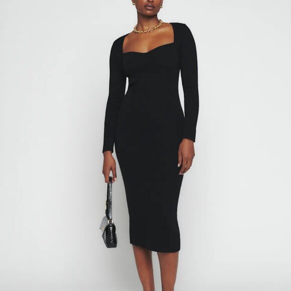 Reformation Tenore Cashmere Sweater Dress  Size Small - Picture 3 of 6